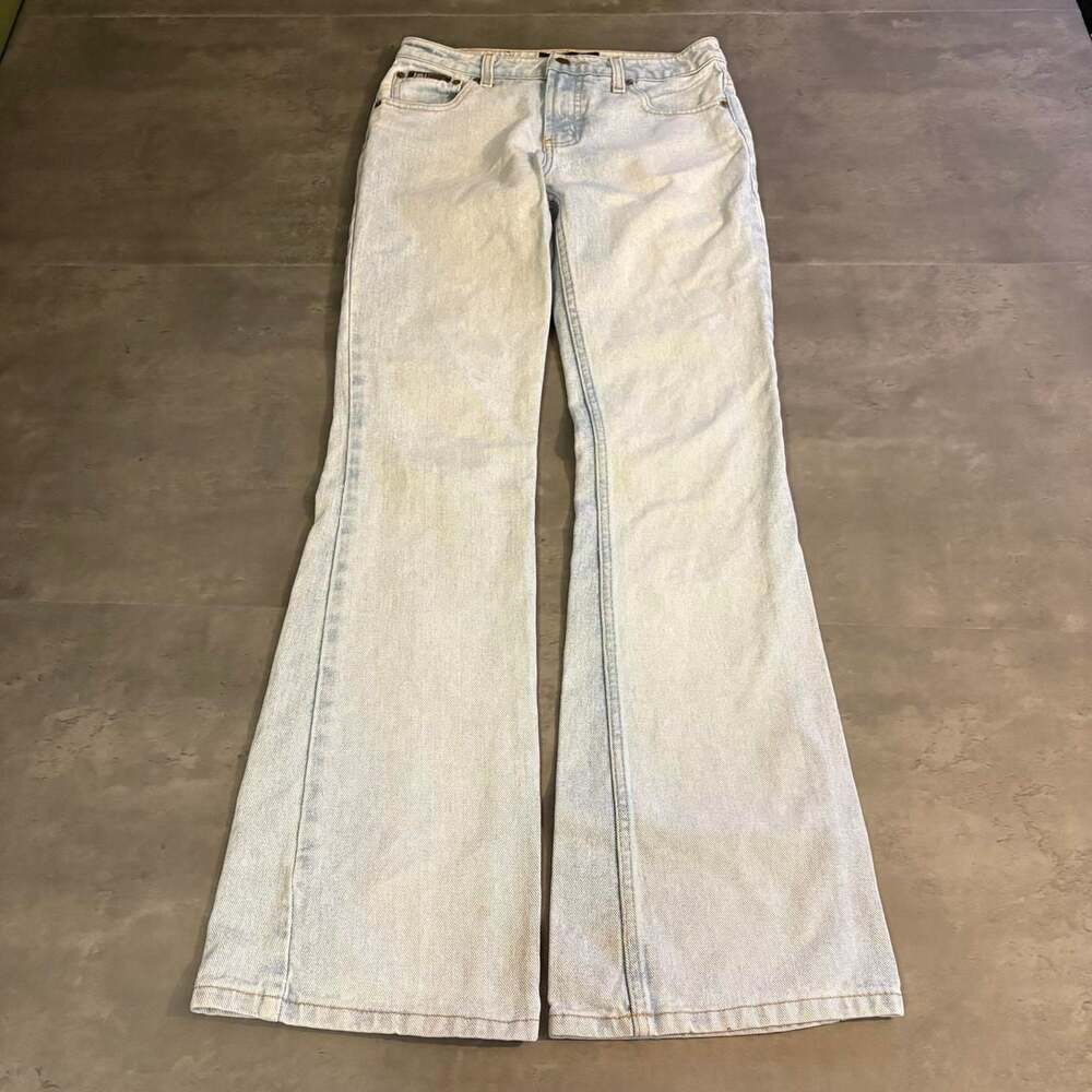 Life Intelligence Y2K Light Wash Flare Jeans Size 3
